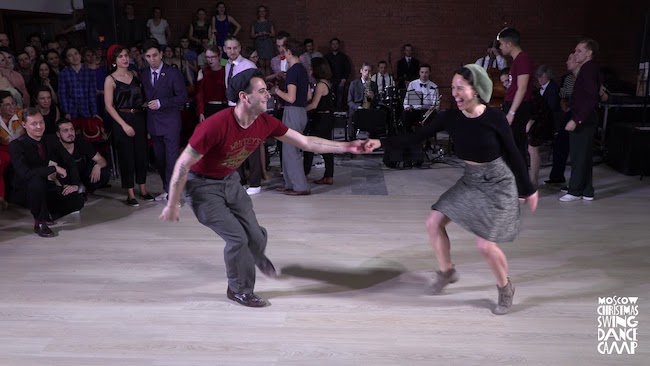 Lindy Hop JnJ Finals al Moscow Swing Dance Camp 2018