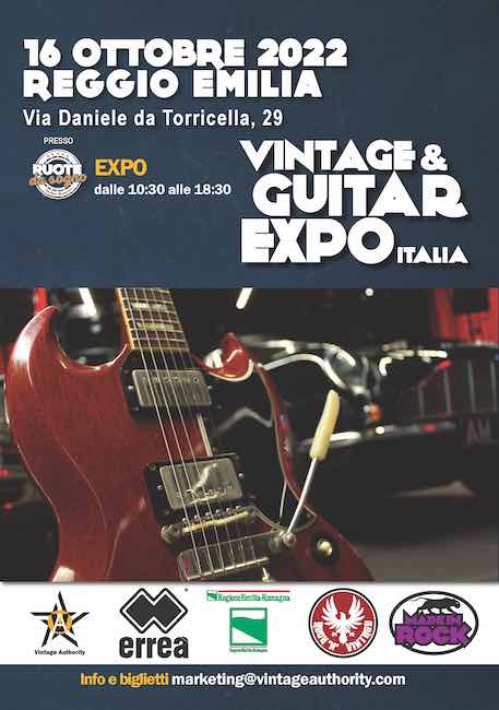 vintage guitar expo italia 2022