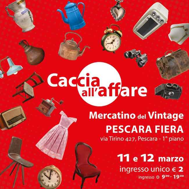 mercatino vintage pescara 11 12 marzo 2023